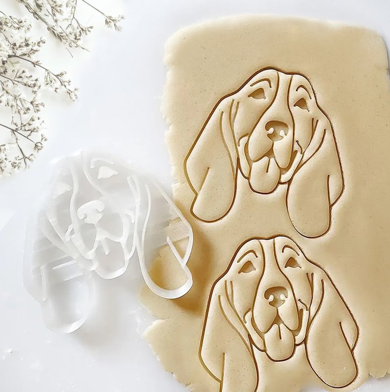 腊肠狗造型饼干压模,狗狗肖像压模,3D 打印 - 其他 - 塑料