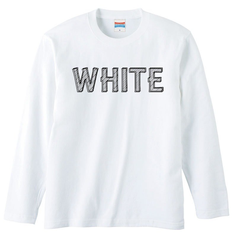 ロングスリーブTシャツ / white - 男装上衣/T 恤 - 棉.麻 白色