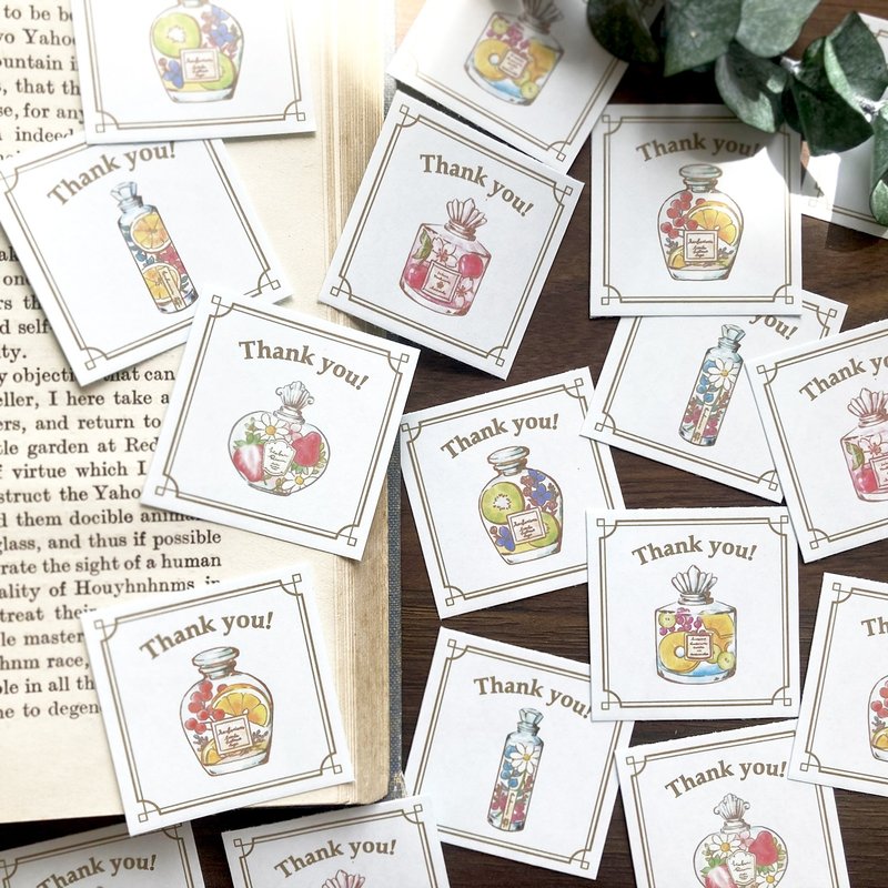 Thank you seal Herbarium  35枚  ハーバリウムシール 母の日 - 贴纸 - 纸 黄色