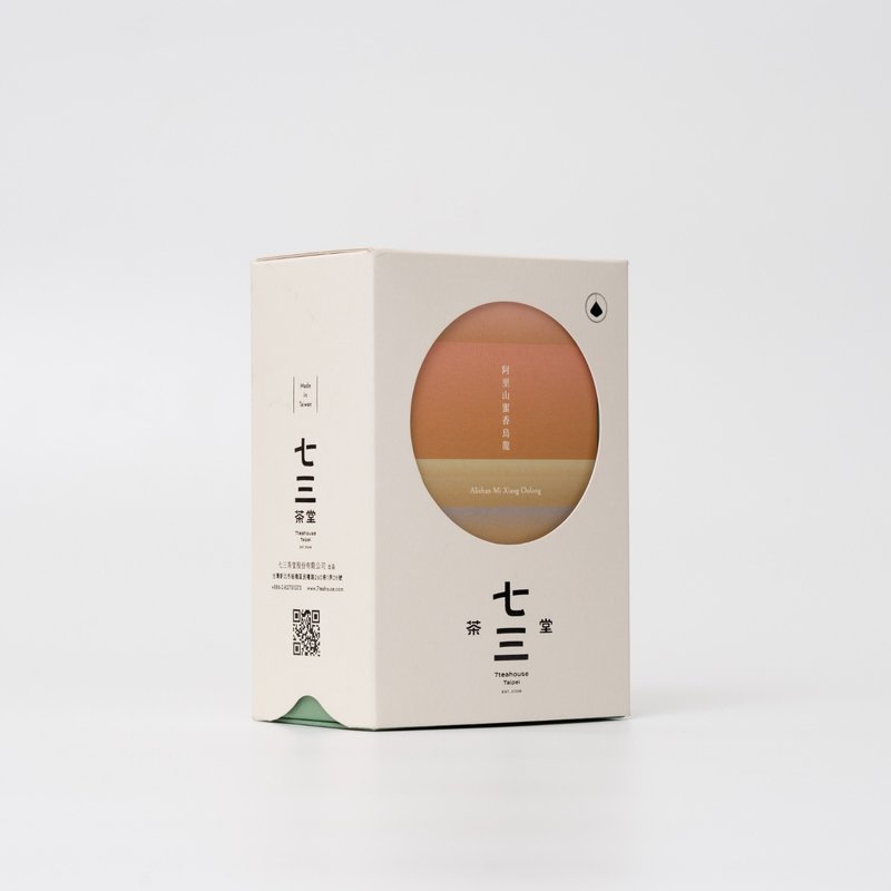 七三茶堂 立体茶包丨阿里山蜜香乌龙 8单入–精装盒 - 茶 - 纸 白色