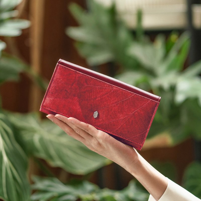 红 Wallet (Fold-Over Purse) 钱包 红色 - 皮夹/钱包 - 植物.花 红色