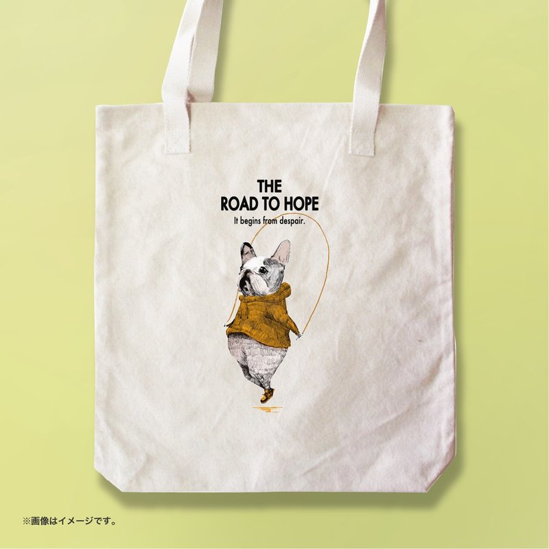 DIET/A3尺寸手提袋 - 手提包/手提袋 - 棉.麻 白色