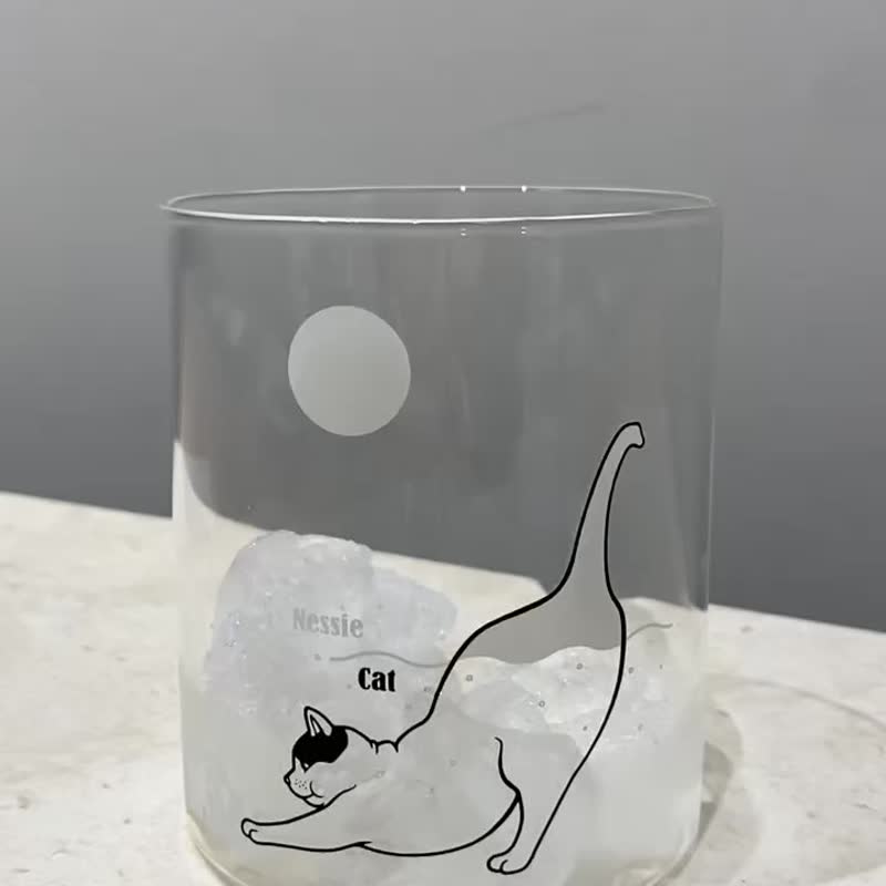 尼斯湖喵-魔法疗愈玻璃杯 - 玻璃杯 - 玻璃 透明