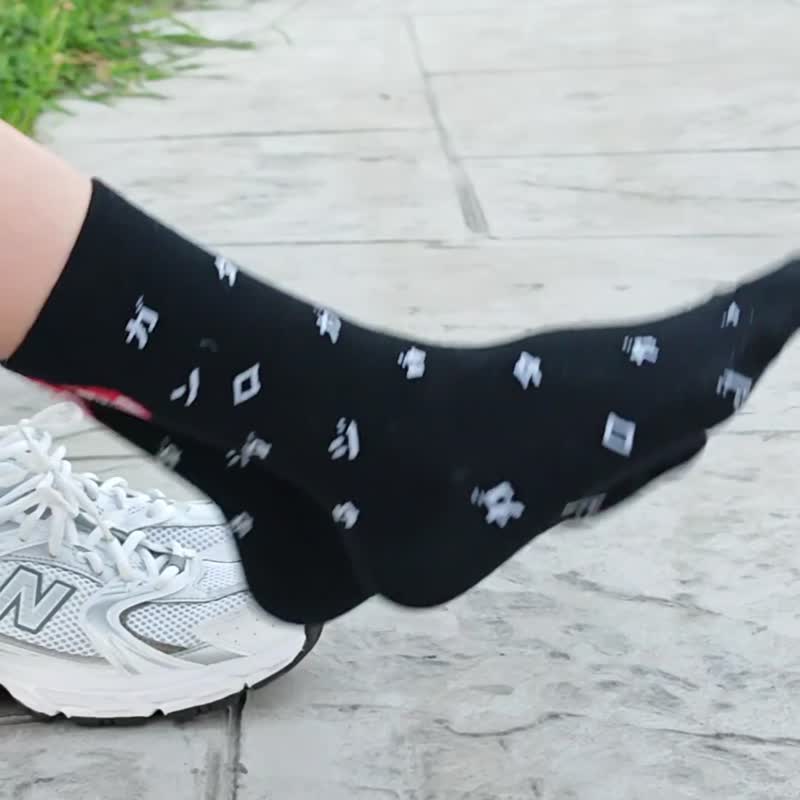 【达冈隆探吉】福神 中筒袜 袜子 AB袜 - 女款短靴 - 棉.麻