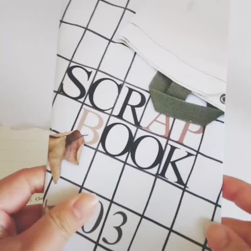 SCRAP BOOK 零碎志 拼贴本 混和本 - 笔记本/手帐 - 纸