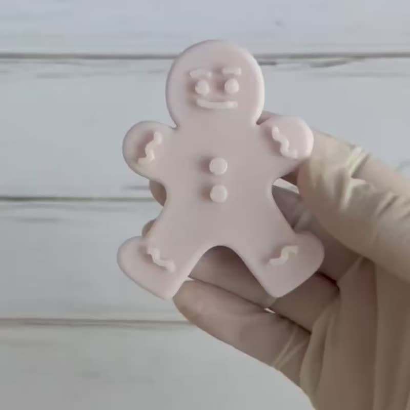 水晶圣诞树 童趣姜饼人 造型肥皂 礼物分享 活动赠礼 交换礼物 - 肥皂/手工皂 - 其他材质