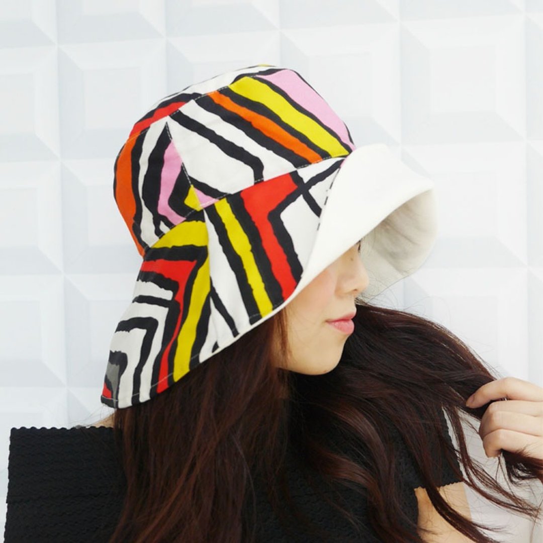 ATIPA Luxury Reversible Long Brim Sun Hat (Sun UV Protection) - 帽子 - 压克力 多色