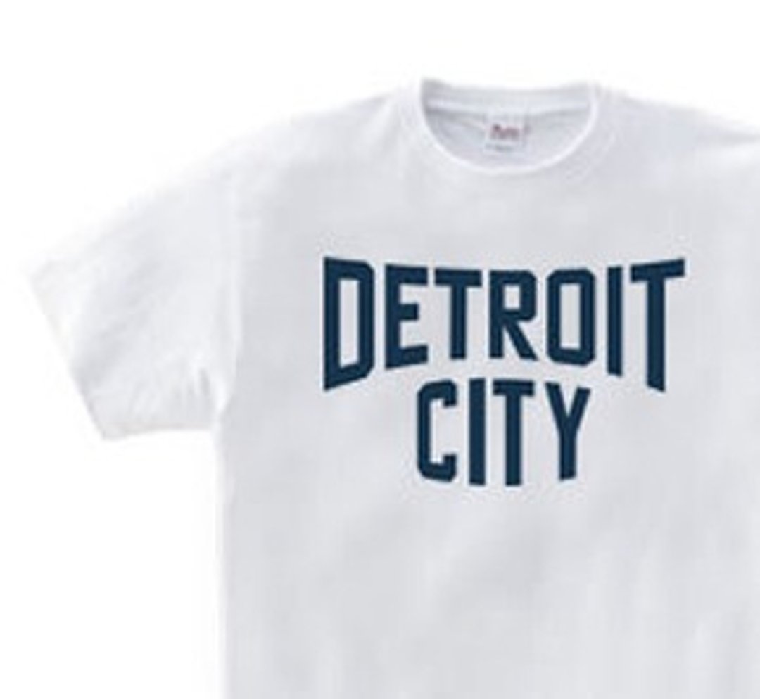 Detroit CITY WS ~ WM • S ~ XL T-shirt order product] - 中性连帽卫衣/T 恤 - 棉 白色