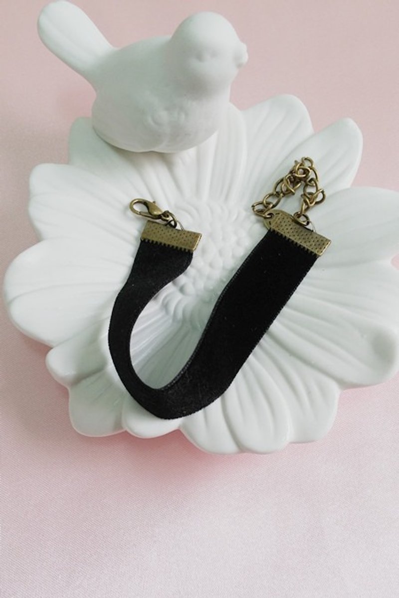 素面・手链 庞克 黑【AB1605】 - 手链/手环 - 其他材质 黑色