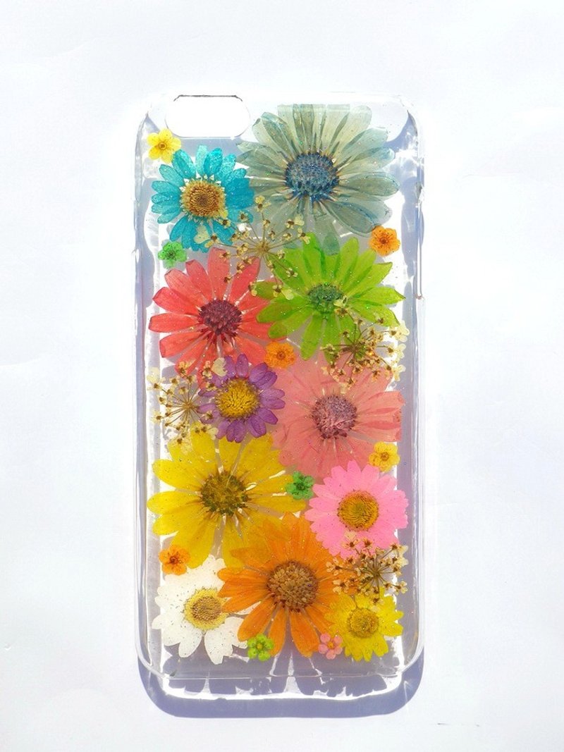 Anny's workshop手作押花手机保护壳，适用于iphone6 plus及6S plus，艳夏 - 手机壳/手机套 - 塑料 