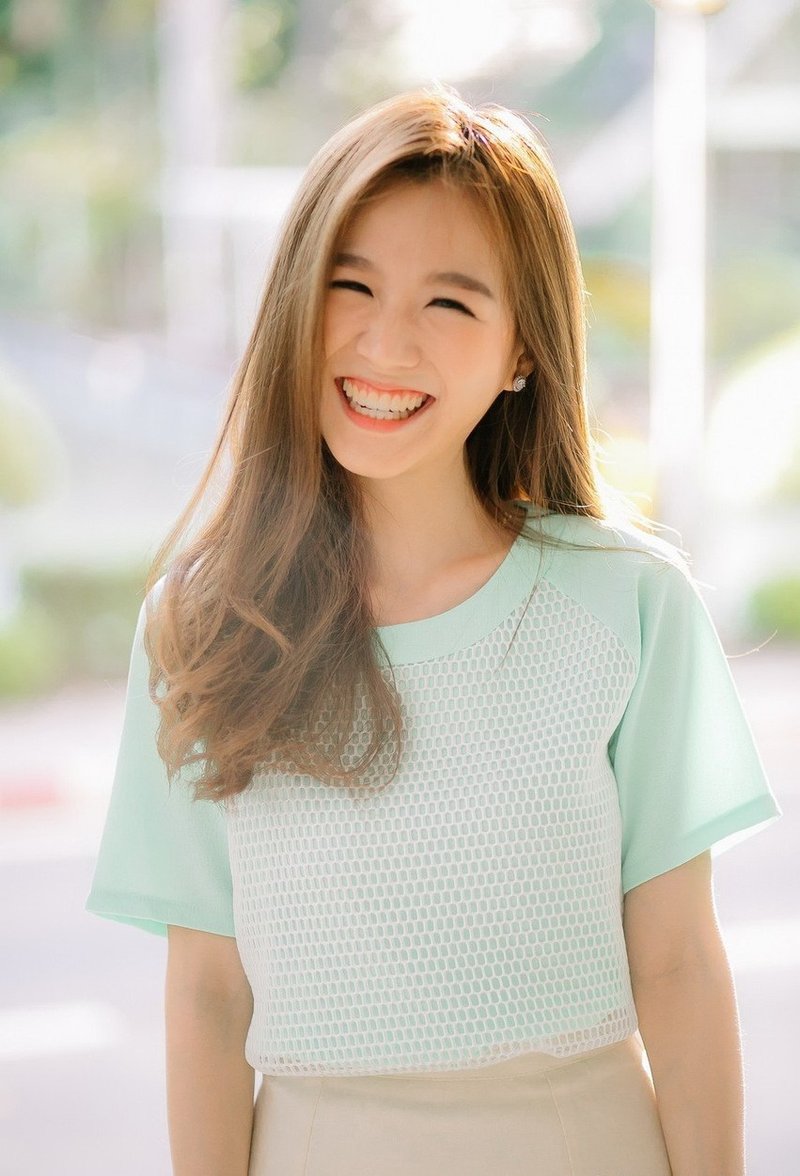 Honeycomb shortsleeve top - 女装上衣 - 其他材质 