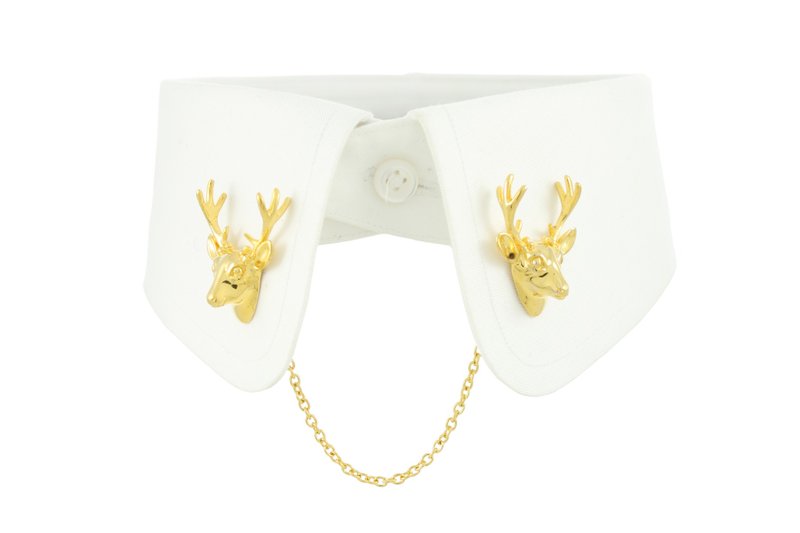Deer Magnetic Clip - gold - 胸针 - 其他金属 