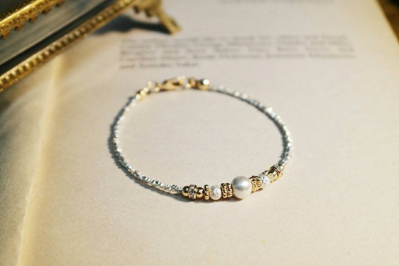 《雪灯祭系列》滚雪 碎银手链 - 手链/手环 - 宝石 