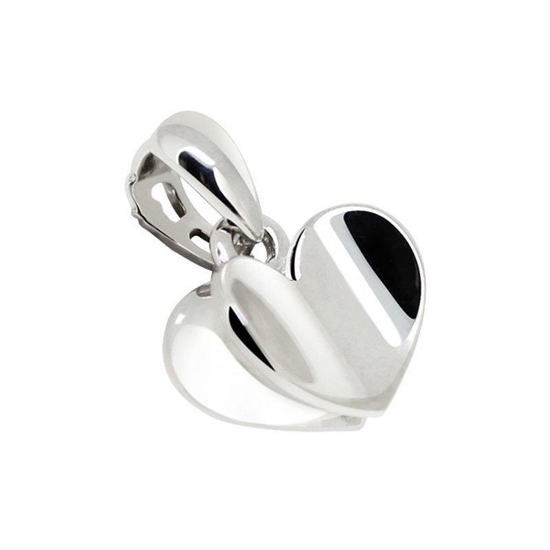 心恋星-贴心坠 - 项链 - 其他金属 灰色