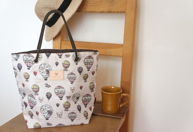 (售完)-梦想热气球-午后手提袋 - 手提包/手提袋 - 其他材质 卡其色