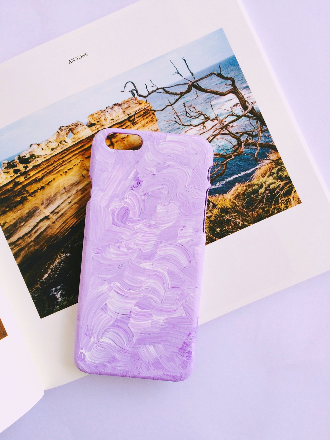 混色紫Purple手绘iphone i6P/6sp手机壳硬壳 - 手机壳/手机套 - 其他材质 紫色