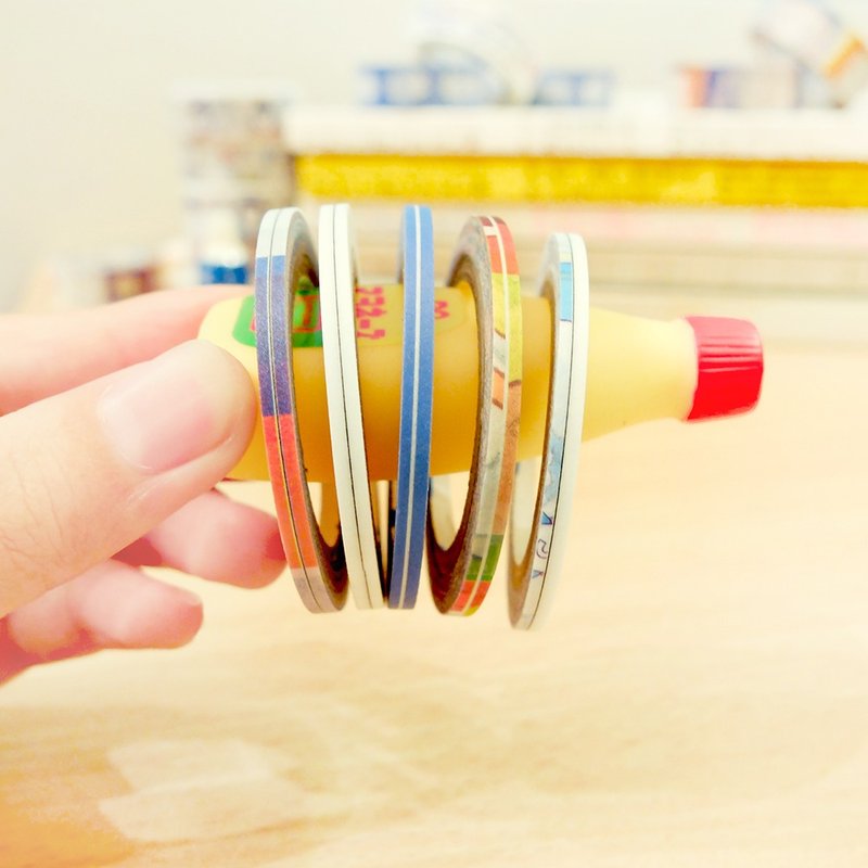 出血卷5卷 / 右手超人纸胶带#3 - 纸胶带 - 纸 多色