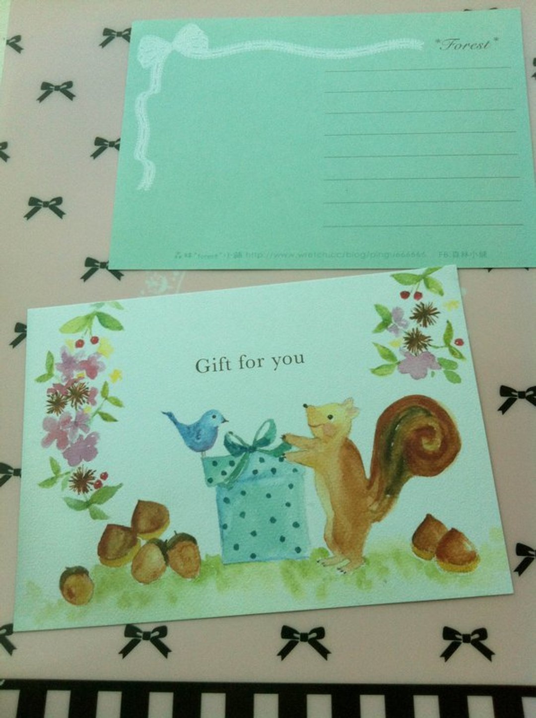 *Zoe's forest*gift for you明信片（cs14） - 卡片/明信片 - 纸 绿色