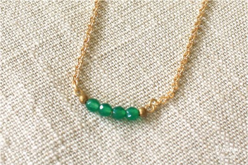 Ohappy 和平项炼 - n5 - 项链 - 宝石 绿色