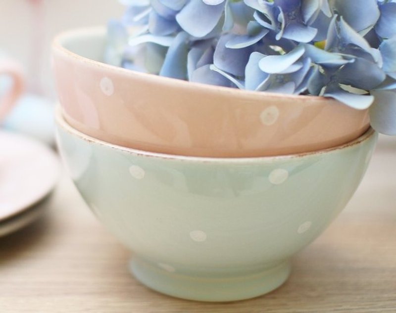 Country Alley水玉点点欧蕾碗 葡萄牙手工制 - 碗 - 其他材质 粉红色