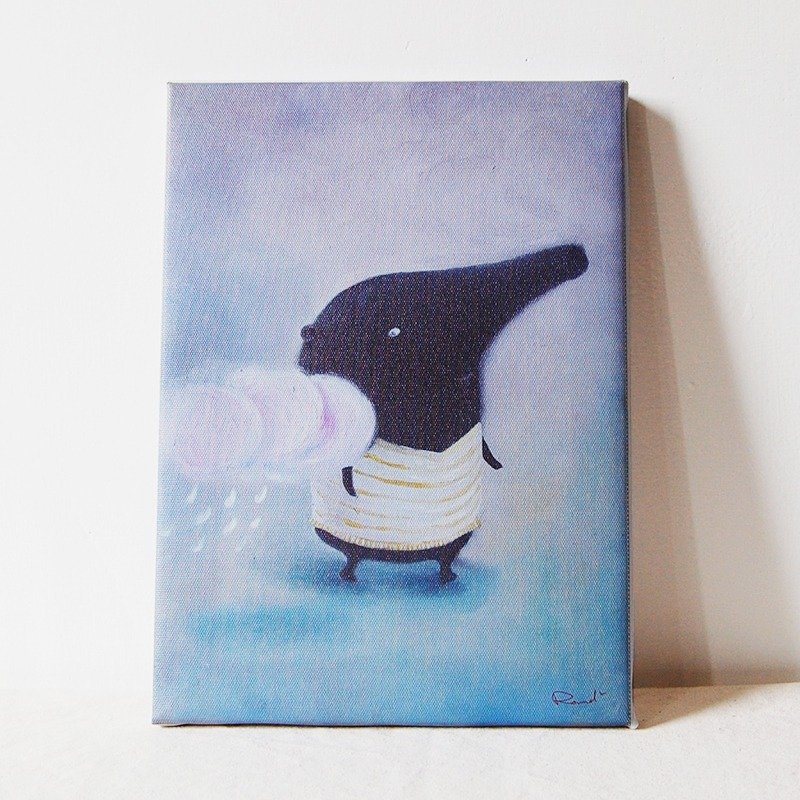 微笑动物油画系列 马来貘陪伴 复制画 - 海报/装饰画/版画 - 防水材质 