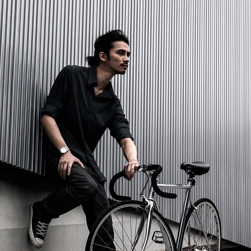 <7折优惠>衬衫+长裤 完美合购圣诞节优惠价 - 男装上衣/T 恤 - 其他材质 黑色