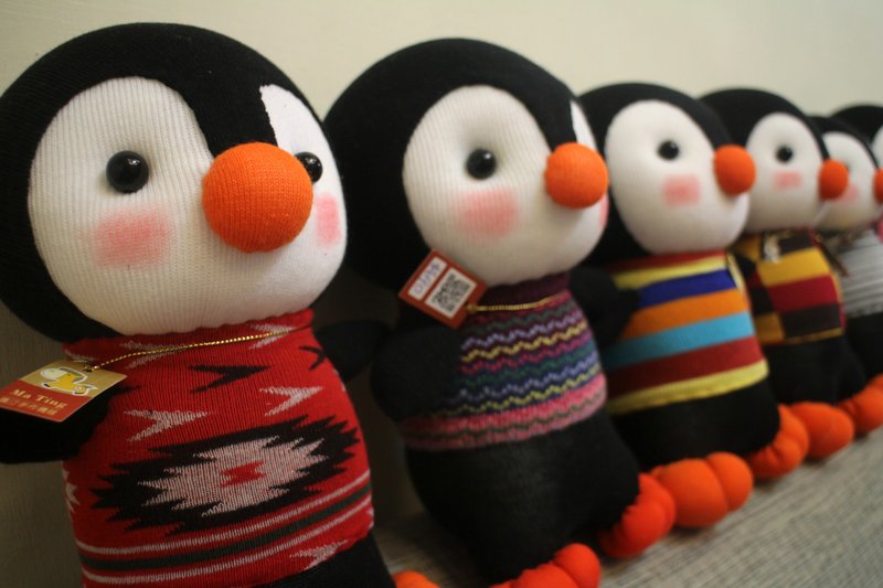 企鹅库库袜子娃娃/订制款/玛汀手作 - 玩偶/公仔 - 棉．麻 多色
