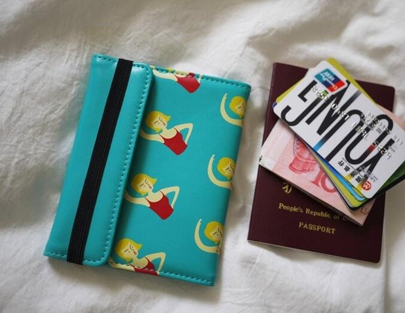 YIZISTORE印花皮革手拿包/收纳包/零钱包 - 化妆包/杂物包 - 真皮 