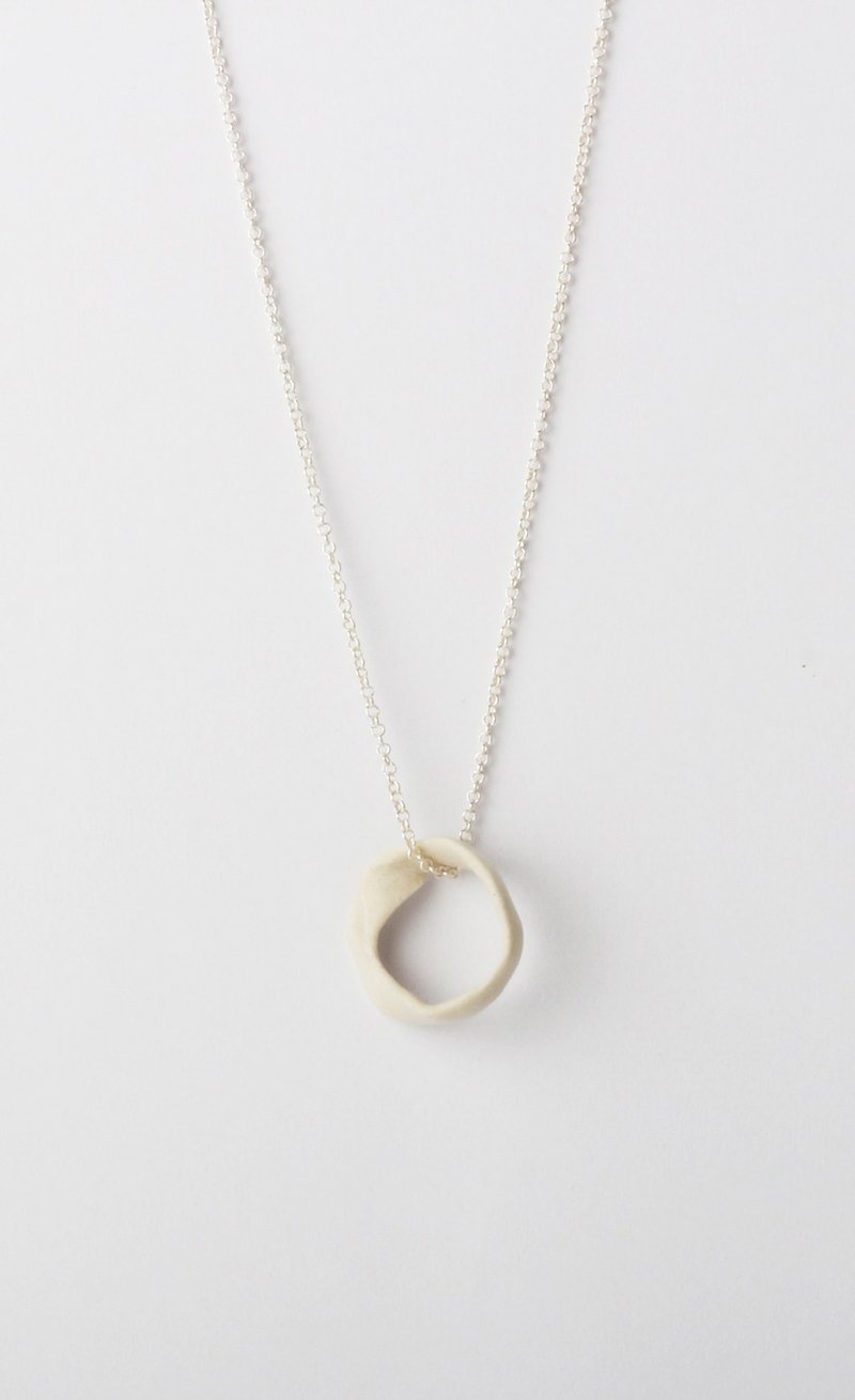 Coquillage陶瓷项链 - 项链 - 瓷 白色