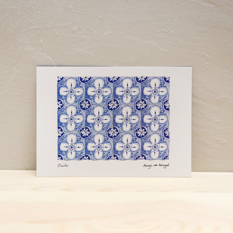 {花砖明信片*004} - 卡片/明信片 - 纸 多色