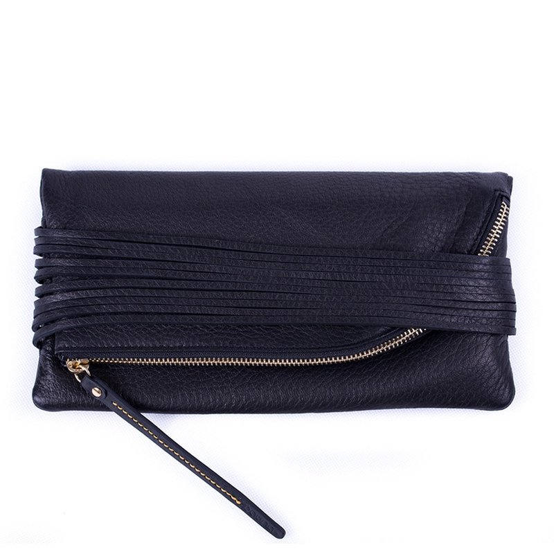 Patina 真皮手工订制 Veronique 手拿包・晚宴包 - 手拿包 - 真皮 黑色