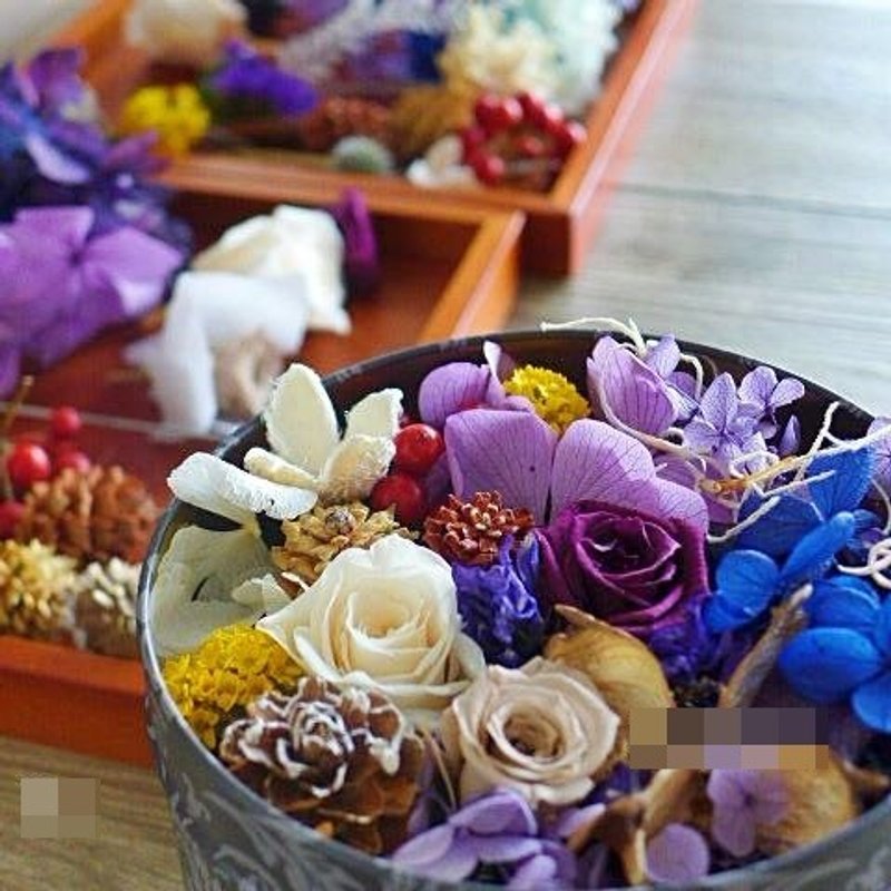 不凋花小圆盒(情人节限定) - 植栽/盆栽 - 植物．花 