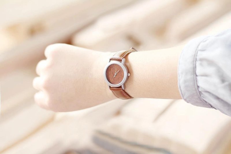 CHOCOLATE couple 朱古力 ( 单价） - 女表 - 木头 咖啡色