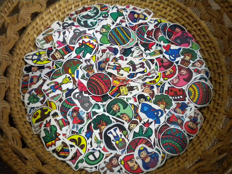 小贴纸组 - 贴纸 - 纸 多色