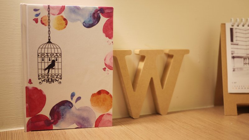 ☆° 洛可可草莓WELKIN 手创°☆手工书/笔记本/手帐/日记本-彩墨蔓延手工笔记本 - 笔记本/手帐 - 纸 