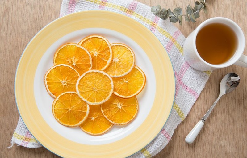 Double N天然鲜果干系列[甜橙干] - 水果干 - 新鲜食材 黄色