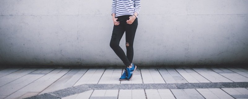 Opale 休闲系列    深水蓝色    女生款 - 女款休闲鞋 - 环保材料 蓝色