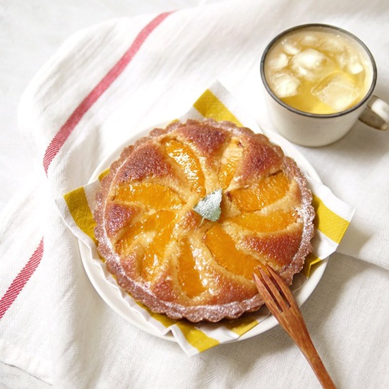 日本手作洋菓子 香橙巧克力塔/6寸 - 咸派/甜派 - 新鲜食材 