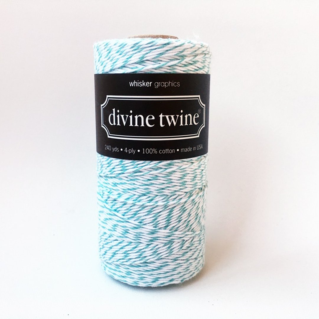 美国进口 Divine Twine 双色棉线 / Teal 粉绿 - 包装材料 - 棉 绿色