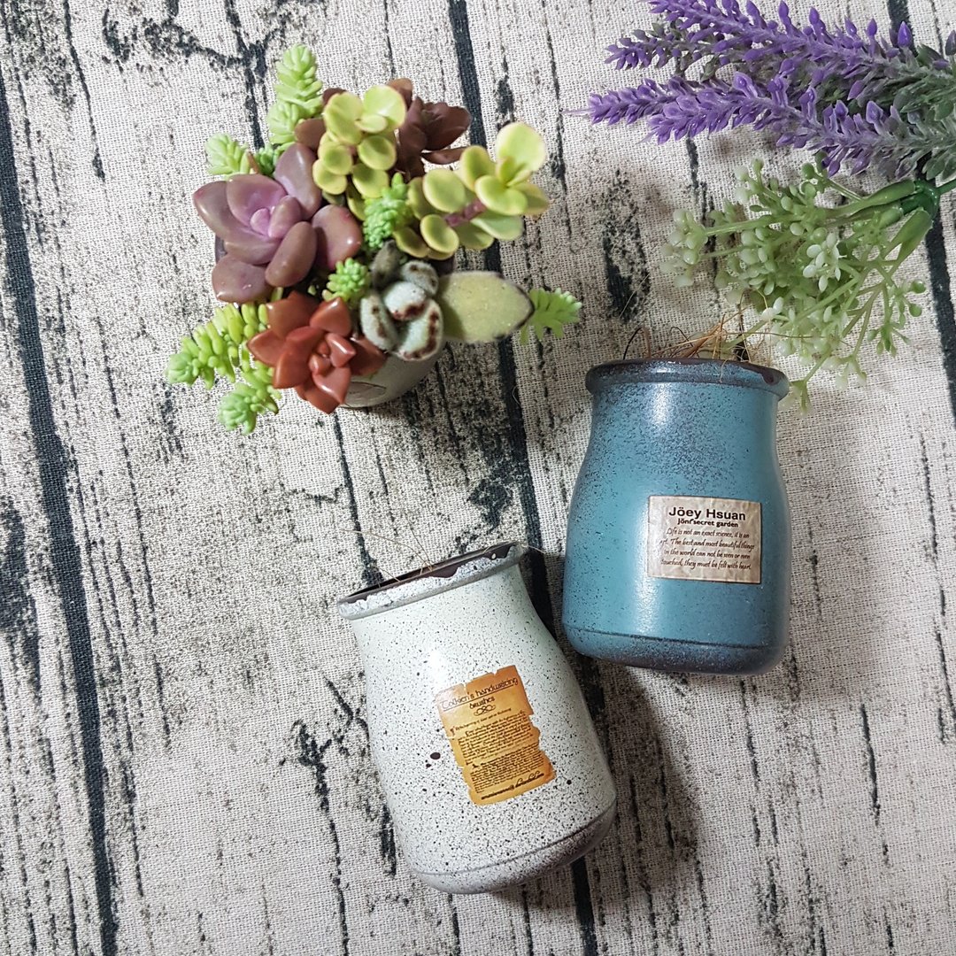 乡村仿旧风牛奶瓶【小】 Rustic & vintage milk bottles【S】 - 花瓶/陶器 - 塑料 多色