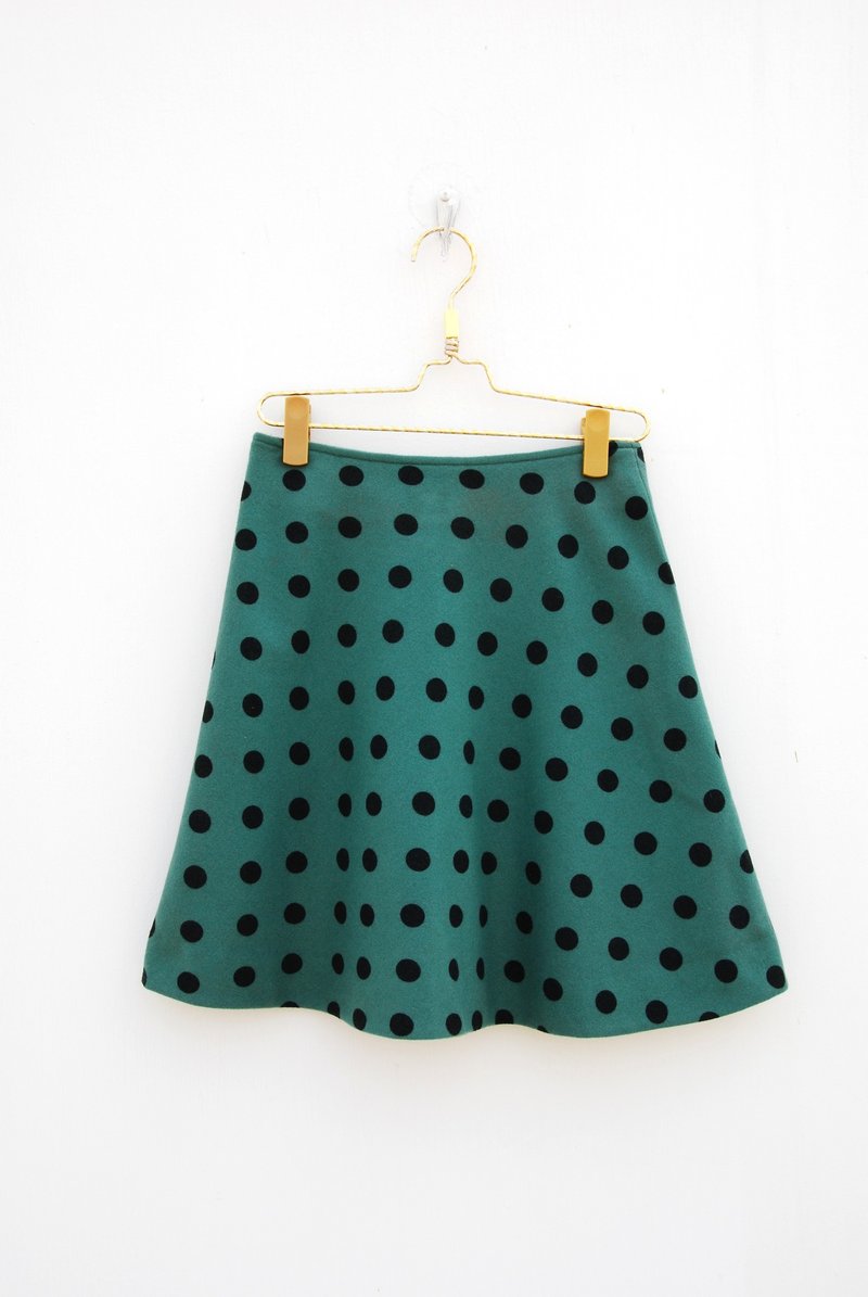 古着点点毛料裙 - 裙子 - 其他材质 