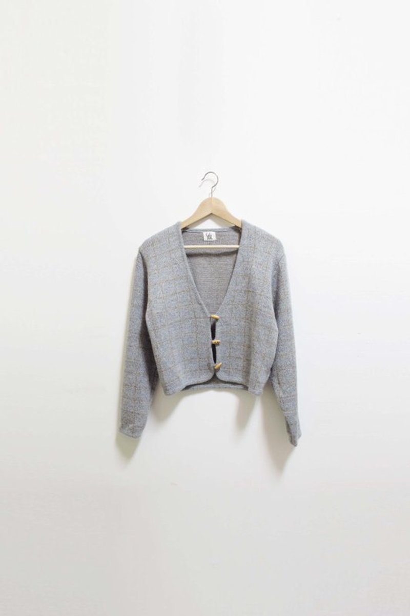 【Wahr】灰革外套 - 女装针织衫/毛衣 - 其他材质 多色