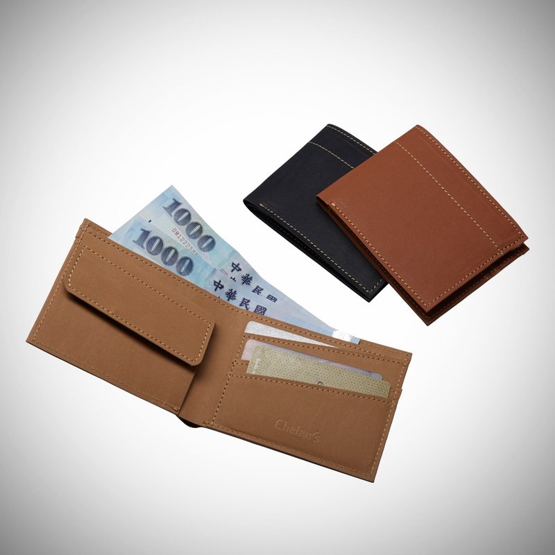 【刚好 x 阙佬】素雅时尚纸革短夹，仿皮革短皮夹 - 皮夹/钱包 - 纸 多色