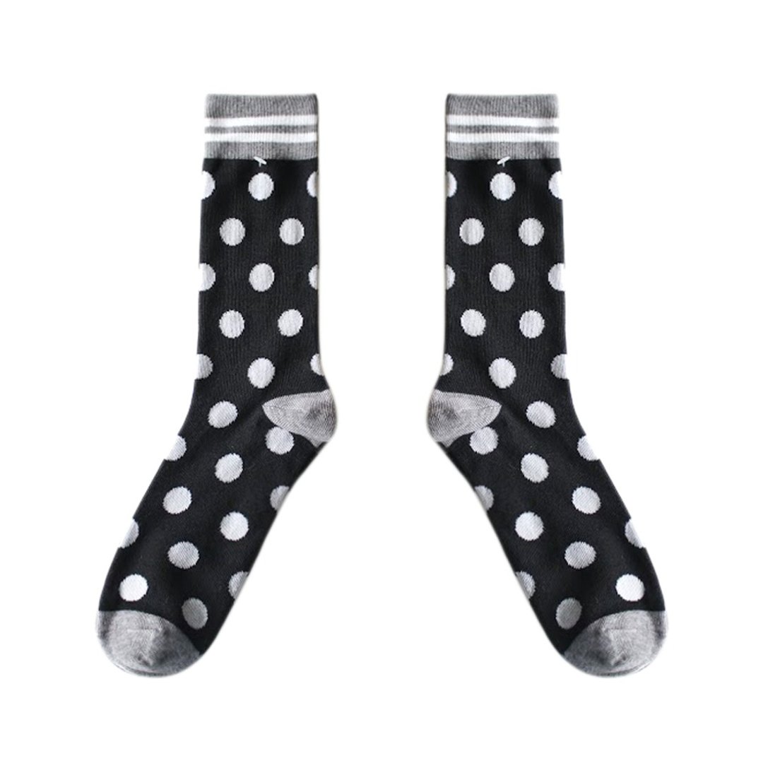 【3色】FOR BOYS，活力早餐吧！ // 晨间新闻散步棉袜子 :::DAWN' make up your feet ::: - 袜子 - 棉 黑色