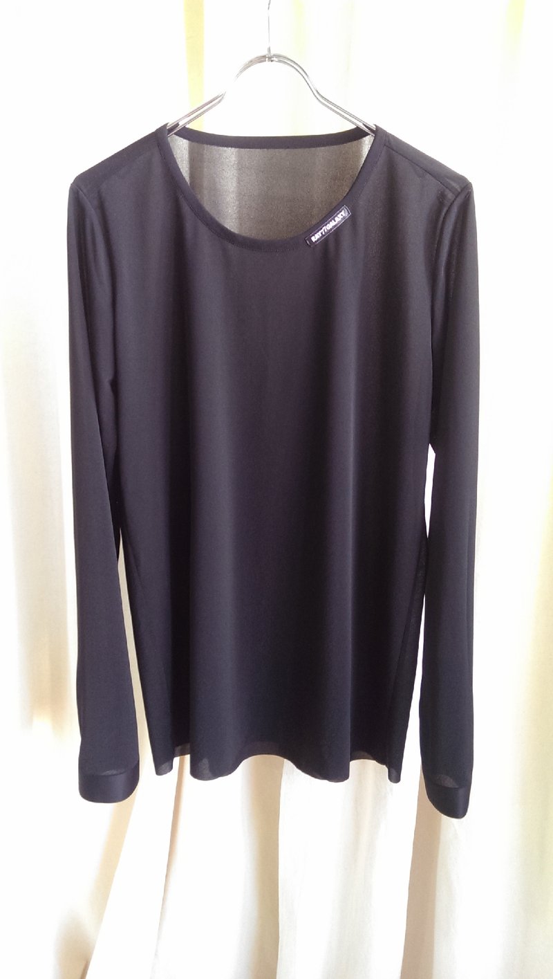 <RAY77 GALAXY> 宽松休闲上衣 - 女装 T 恤 - 其他材质 黑色