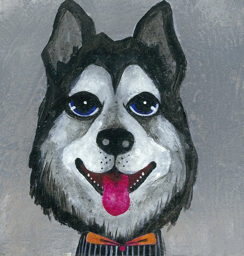 ✪哈士奇✪  好朋友明信片/卡片 - 卡片/明信片 - 纸 