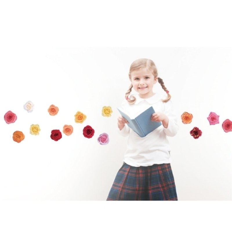 smart Life 创意无痕壁贴◆玫瑰(2张) - 墙贴/壁贴 - 其他材质 粉红色