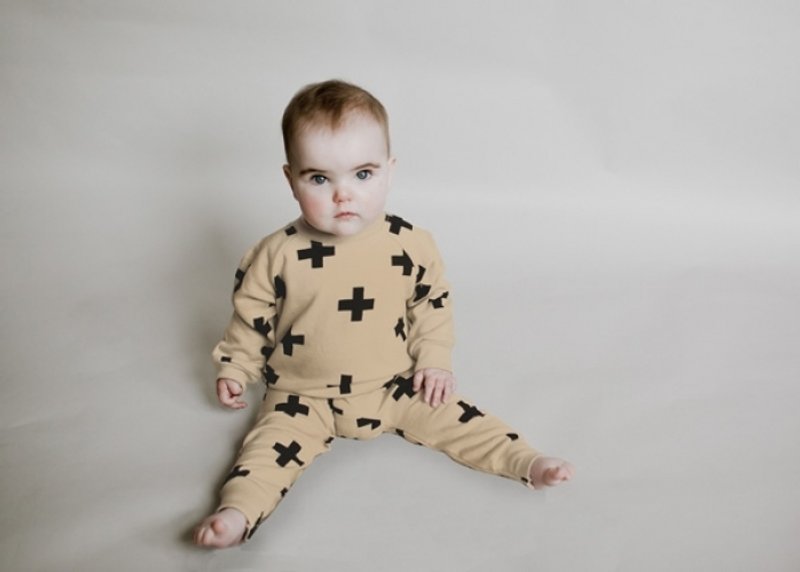 2014  秋冬 Beau Loves 驼色十字限量纯棉legging - 其他 - 棉．麻 金色