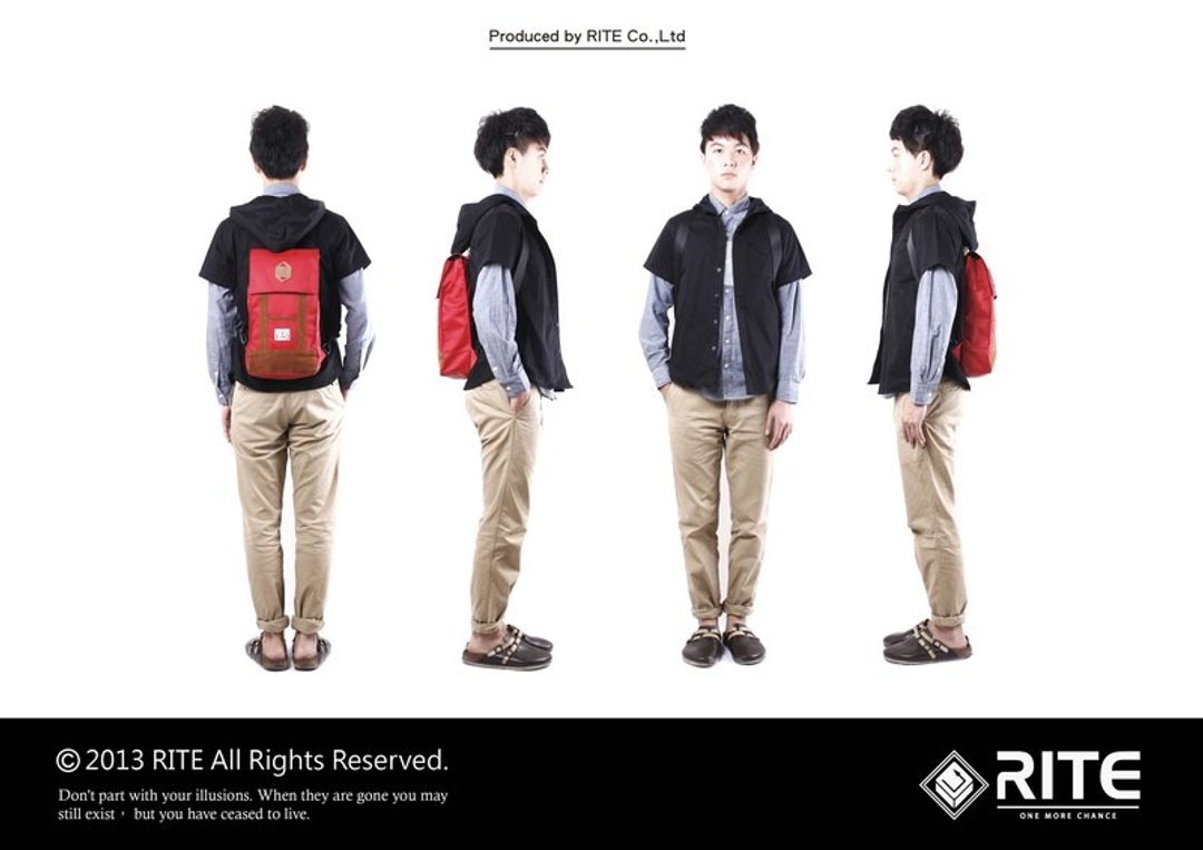 2013 H小书包 H Satchel｜尼龙喜红 - 侧背包/斜挎包 - 防水材质 红色