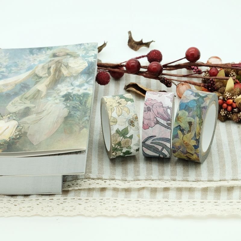 艺术大师慕夏 纯洁诗篇纸胶带组 - 纸胶带 - 纸 